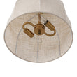 Load image into Gallery viewer, French Country Beige Linen Pleated Drum Cage Semi Flush

