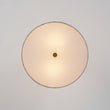 Load image into Gallery viewer, French Country Beige Linen Pleated Drum Cage Semi Flush

