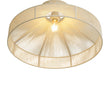 Load image into Gallery viewer, French Country Bleached String Round Woven Cage Pendant

