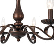 Load image into Gallery viewer, French Farmhouse Aged Bronze Candle Style Dual Mount Chandelier
