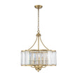 Load image into Gallery viewer, French Country Rusty Silver 6-Light Crystal Cage Chandelier
