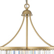 Load image into Gallery viewer, French Country Rusty Silver 6-Light Crystal Cage Chandelier
