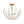 Load image into Gallery viewer, Glam Glass Flower Vine Gold Cage Semi Flush Ceiling Light
