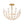 Load image into Gallery viewer, Glam Glass Flower Vine Gold Cage Semi Flush Ceiling Light
