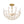 Load image into Gallery viewer, Glam Glass Flower Vine Gold Cage Semi Flush Ceiling Light
