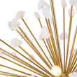 Load image into Gallery viewer, Glam 6-Light Marble Accents Sphere Firework Chandelier

