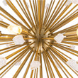 Load image into Gallery viewer, Glam 6-Light Marble Accents Sphere Firework Chandelier
