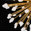 Load image into Gallery viewer, Glam 6-Light Marble Accents Sphere Firework Chandelier
