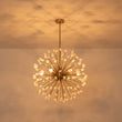 Load image into Gallery viewer, Glam 6-Light Marble Accents Sphere Firework Chandelier
