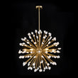Load image into Gallery viewer, Glam 6-Light Marble Accents Sphere Firework Chandelier
