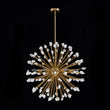 Load image into Gallery viewer, Glam 6-Light Marble Accents Sphere Firework Chandelier
