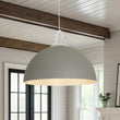 Load image into Gallery viewer, Shaker Minimalist 1-Light Iron Dome Kitchen Pendant
