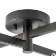 Load image into Gallery viewer, Industrial 4-Light Iron Square Lantern Semi Flush Mount
