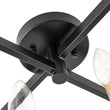 Load image into Gallery viewer, Industrial 4-Light Iron Square Lantern Semi Flush Mount
