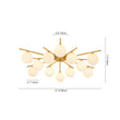 Load image into Gallery viewer, Mid-Century Tiered Frosted Glass Bubble Round Sputnik Ceiling Light
