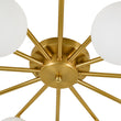 Load image into Gallery viewer, Mid-Century Tiered Frosted Glass Bubble Round Sputnik Ceiling Light
