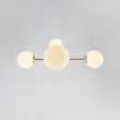 Load image into Gallery viewer, Mid-Century Tiered Frosted Glass Globe Sputnik Entry Chandelier
