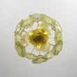 Load image into Gallery viewer, Mid-Century 6-Light Green Leaf Sunburst Sputnik Chandelier
