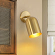 Load image into Gallery viewer, Minimalist Brass Single Adjustable Ceiling Spotlight
