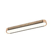 Load image into Gallery viewer, Minimalist Rustic Oval Dimmable LED Oblong Flush Mount Light
