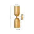 Load image into Gallery viewer, Modern Brass 2-Light Sand Glass Up Down Vanity Wall Lamp
