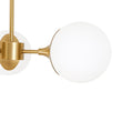 Load image into Gallery viewer, Modern 3-Light Frosted Glass Globe Sputnik Semi Flush
