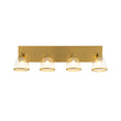 Load image into Gallery viewer, Modern 4-Light Adjustable Glass Bell Shade Ceiling Track Light
