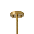 Load image into Gallery viewer, Modern 6-Light Brass Frosted Glass Globe Branched Chandelier
