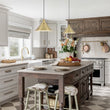 Load image into Gallery viewer, Modern Farmhouse 1-Light Brass Metal Cone Shade Pendant
