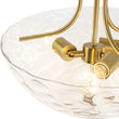 Load image into Gallery viewer, Modern Farmhouse Wide Bowl Water Glass Ceiling Light
