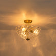 Load image into Gallery viewer, Modern Farmhouse Wide Bowl Water Glass Ceiling Light
