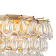 Load image into Gallery viewer, Modern Luxury Brass 3-Tier Round Crystal Drop Ceiling Light
