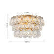 Load image into Gallery viewer, Modern Luxury Brass 3-Tier Round Crystal Drop Ceiling Light
