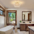 Load image into Gallery viewer, Modern Luxury Brass 3-Tier Round Crystal Drop Ceiling Light
