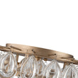 Load image into Gallery viewer, Modern Luxury Brass 3-Tier Round Crystal Drop Ceiling Light
