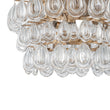 Load image into Gallery viewer, Modern Luxury Brass 3-Tier Round Crystal Drop Ceiling Light
