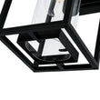 Load image into Gallery viewer, Modern Minimalist 1-Light Black Square Outdoor Wall Lantern
