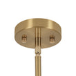 Load image into Gallery viewer, Polished Iridescent Art Glass Globe Round Brass Sputnik Chandelier
