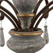 Load image into Gallery viewer, Rustic Farmhouse Distressed Wood 6-Light Candle Chandelier
