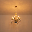 Load image into Gallery viewer, Rustic Farmhouse Distressed Wood 6-Light Candle Chandelier
