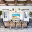 Load image into Gallery viewer, Sculptural 5-Light Gray Tinted Glass Globe Branch Island Pendant
