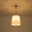 Load image into Gallery viewer, Bohemian 3-Light Round Fabric Pleated Drum Lantern Pendant
