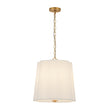 Load image into Gallery viewer, Bohemian 3-Light Round Fabric Pleated Drum Lantern Pendant
