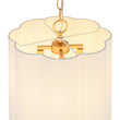 Load image into Gallery viewer, Bohemian 3-Light Round Fabric Pleated Drum Lantern Pendant
