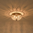 Load image into Gallery viewer, Spanish Bronze Round Cascaded Crystal Cage Ceiling Light
