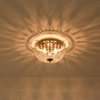 Load image into Gallery viewer, Spanish Bronze Round Cascaded Crystal Cage Ceiling Light
