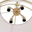 Load image into Gallery viewer, Spanish Farmhouse 4-Light Drum Beige Linen Lantern Pendant
