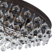 Load image into Gallery viewer, Spanish Retro Layered Luxury Crystal Drops Round Ceiling Light

