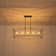 Load image into Gallery viewer, Vintage 5-Light Candle Style Arched Rectangle Island Chandelier
