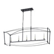 Load image into Gallery viewer, Vintage 5-Light Candle Style Arched Rectangle Island Chandelier
